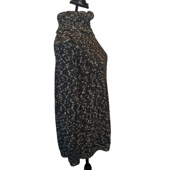 Women’s Lucky Brand BLACK WHITE Turtleneck Pullover Casual Knit Long Sleeve 2X - Picture 5 of 8